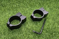 Warne #14TM Maxima 30mm Medium Fixed Steel Scope Rings, Black, Fits TIKKA