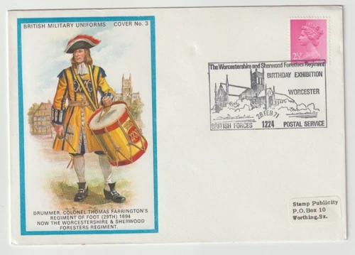 28/2/1971 UK GB Cover - British Military Uniforms No.3 - 29th Regiment of Foot