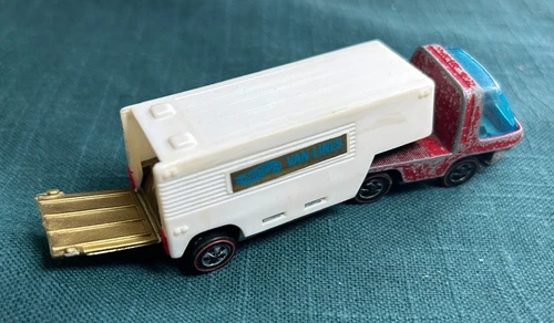 HOT WHEELS REDLINE HEAVY WEIGHT MOVING VAN 1969 Red Cab