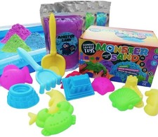 Magic Motion Sand 16 Piece Play Set Kinetic Sand Sensory Toy Home Craft Play