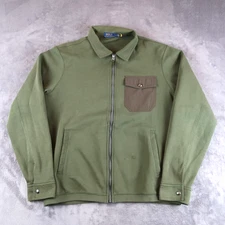Polo Ralph Lauren Men’s Polo Pony Hybrid Jacket Large L Olive Green Military