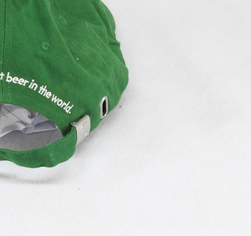 Berretto Carlsberg vintage uomo taglia O/S verde logo birra regolabile casual - Foto 14 di 15