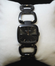 Gucci G Women's Watch Black 125.5 Swiss Made
