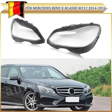 Paar Scheinwerferglas Linsen Gehäuse Für Mercedes Benz E-Klasse W212 2014-2016