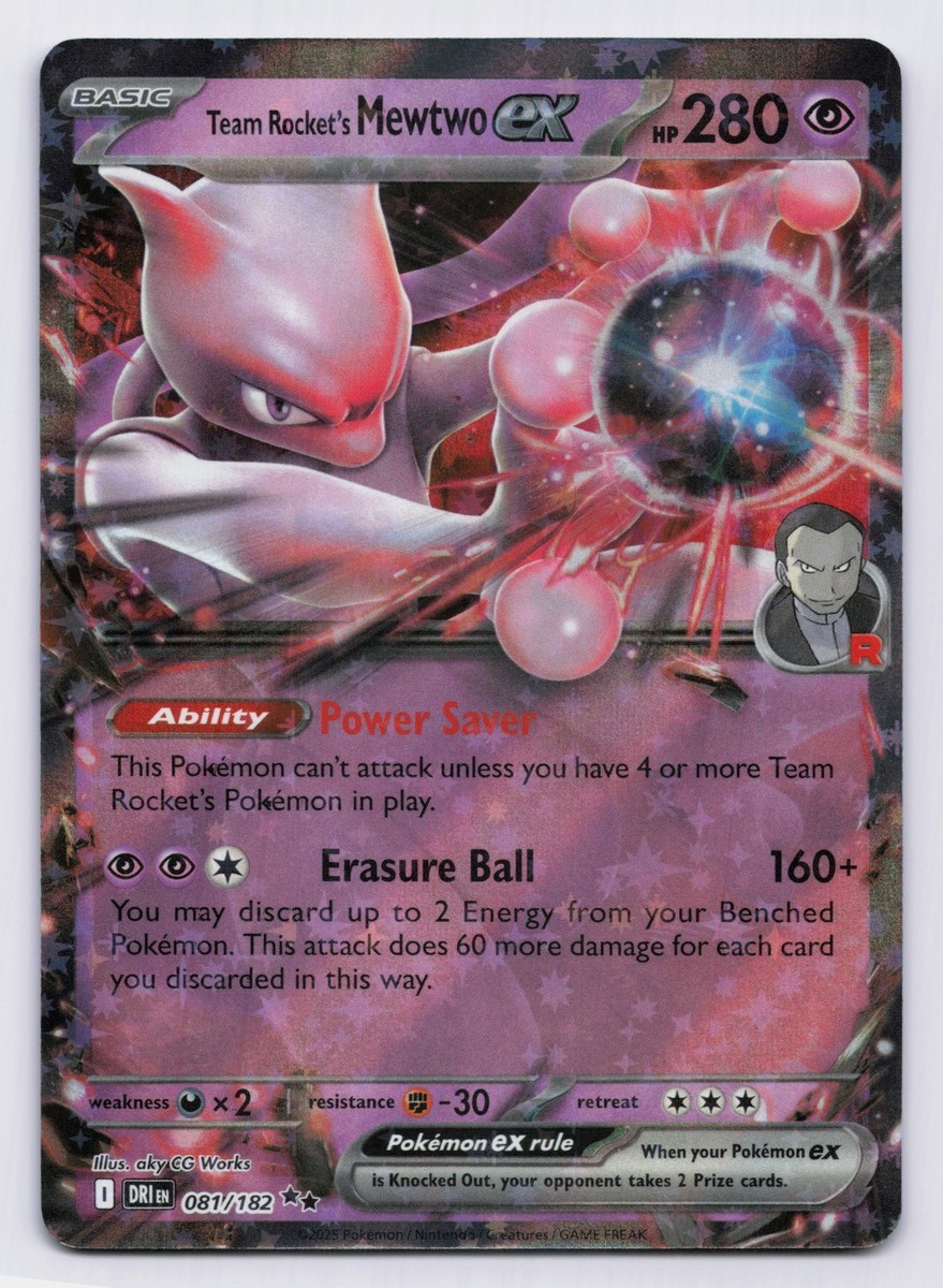 Team Rocket's Mewtwo ex - Holo Double Rare SV10: Destined Rivals