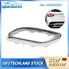 Zierleiste Chrom Auspuffblende Links f&uuml;r Mercedes W177 W205 W213 W238 W247 W253