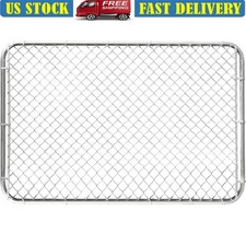 Heavy Duty Adjustable Metal Gate Kit Yard Fence Anti Sag Durable Steel New