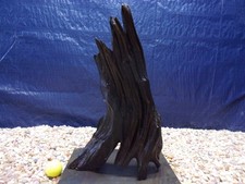 Large Driftwood Mounted on Slate 17"x11"x05" Aquarium Reptile Natural Art