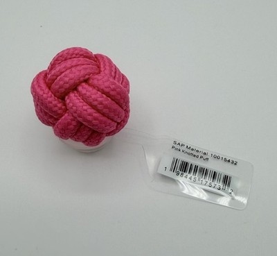 Crocs Jibbitz PINK KNOTTED PUFF Shoe Charm Cute Fashion Accessories NWT
