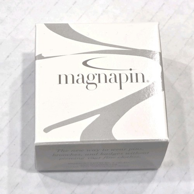 #ad MagnaPin How To Wear a Brooch or Pin Without Putting a Hole in the Fabric NEW $19.99