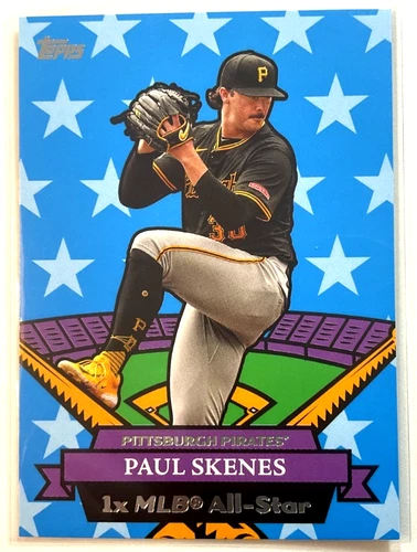 Paul Skenes 2025 Topps Archives 1x MLB All-Star Card # 07AS-25 Pirates