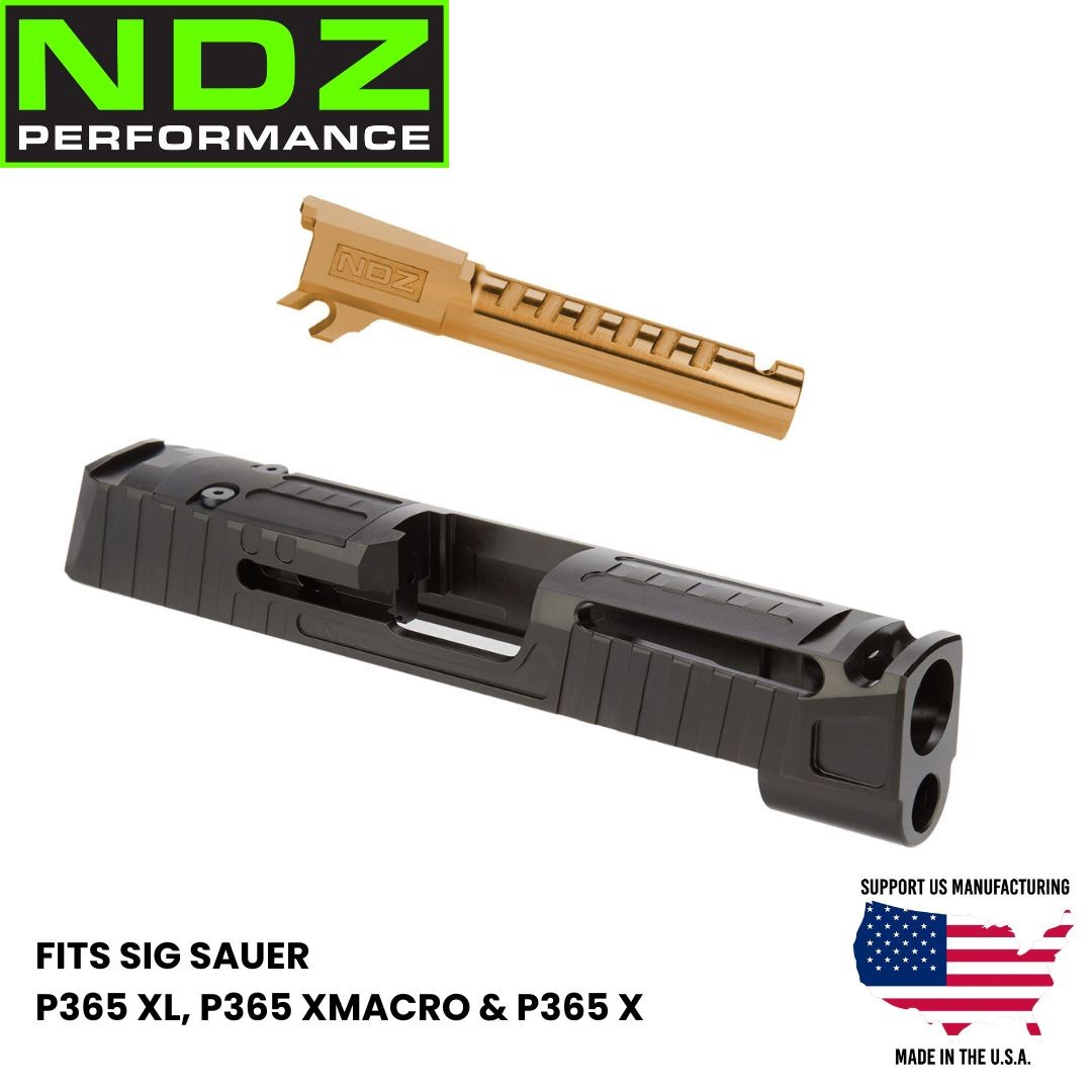 NDZ Sig P365 XL Cerberus Ported Slide & Barrel RMSC 9mm, Copper | eBay