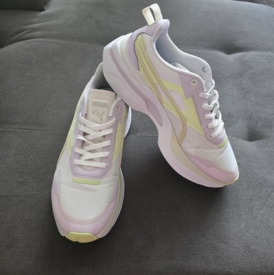 Puma Sneaker Kosmo Rider Pastel White Butterfly Flieder Gelb Gr.40
