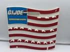 1986 Hasbro G.I.Joe Collectors Show Case with (17) clips Wall Display