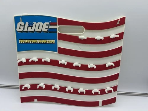 1986 Hasbro G.I.Joe Collectors Show Case with (17) clips Wall Display