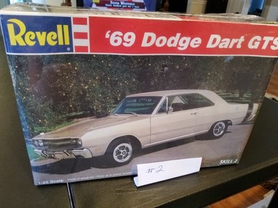 Revell 1/25 Scale Sealed Model Kit  69 Dodge Dart GTS 