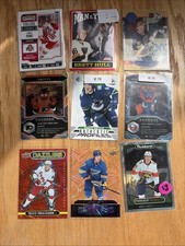 9 CARD LOT OF NUMBERED HOCKEY CARDS