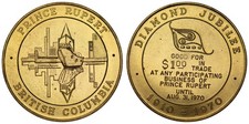 Canada - Dollar 1970 - Prince Rupert Diamond Jubilee