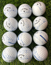 12 Callaway Supersoft 360 Blue Near Mint AAAA or Better Used Golf Balls