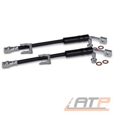 2x BREMSSCHLAUCH + KLAMMERN HINTEN FÜR AUDI A3 SEAT ALHAMBRA LEON SKODA OCTAVIA