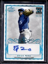 Erick Pena 2020 Leaf Trinity - Autographs Platinum #A-EP1 Rookie /50
