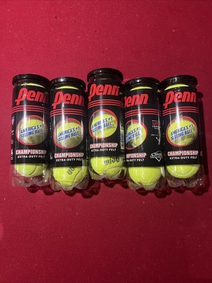 Penn Championship XD Tennis Balls (5 cans Of 3 Balls) 15 Balls Total