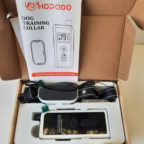 HOPAOO Dog Shock Training Expert Bark Collar Anti Barking for all Breeds size B4