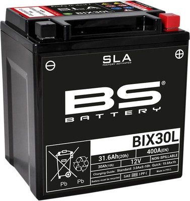 300631 BATTERY BS BIX30L SLA ARCTIC CAT PROWLER 700 EFI 4X4 XT EPS 2016