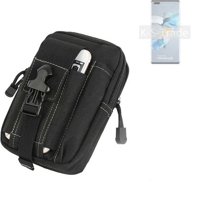 Holster für Huawei Mate 40E Pro 5G Zusatzfächer Gürtel-Tasche Schutzhülle Ta