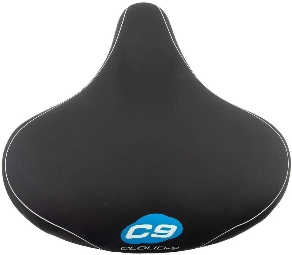 Sillín de suspensión de gel anatómico Cloud 9 negro para bicicleta Cruiser 49525 Foto 2 de 3