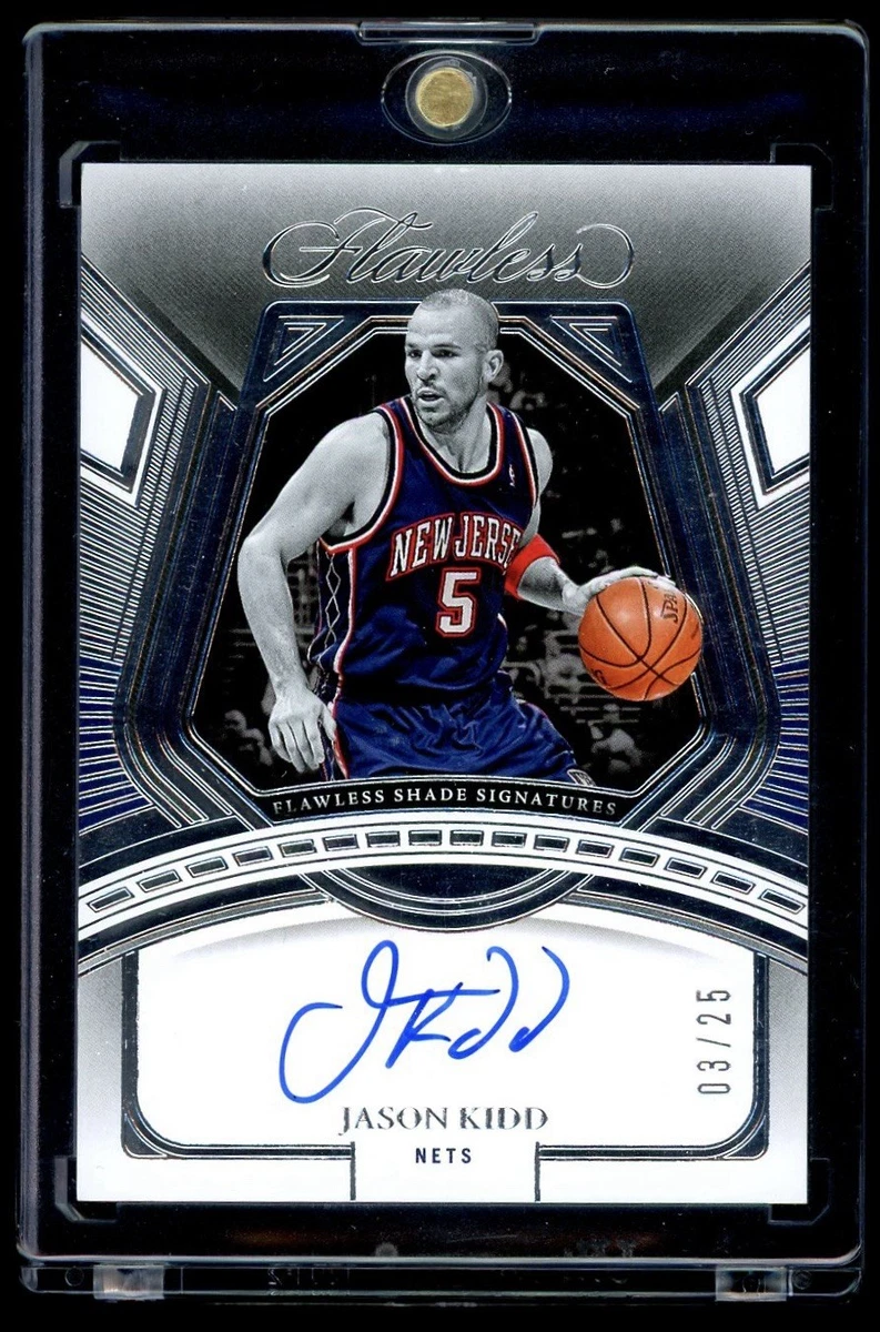 Panini Jason Kidd Basketball Autographed Sports Trading Cards
