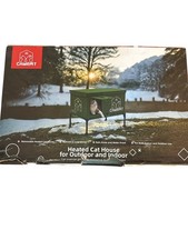 Outdoor Heated Cat House in Winter,Extremely Insulated  Weatherproof,Feral Cat.