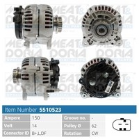 Meat & Doria Generator FüR VW Multivan V 7HM 7HN 7HF 7EF 7EM 7EN 2.5 TDI