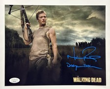 Norman Reedus Daryl Dixon The Walking Dead Signed 8x10 Photo JSA COA Full Name