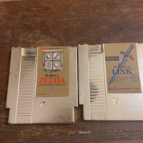 Legend Of Zelda 1 & II NES Nintendo