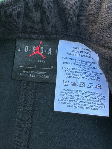 Air Jordan Jumpman Michael Jordan Men's Black Sweatpants Size L. - Picture 6 of 11