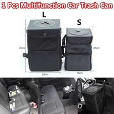 1 Pcs Portable Waterproof Car Trash Can Auto Organizer Garbage Can Car Accessori