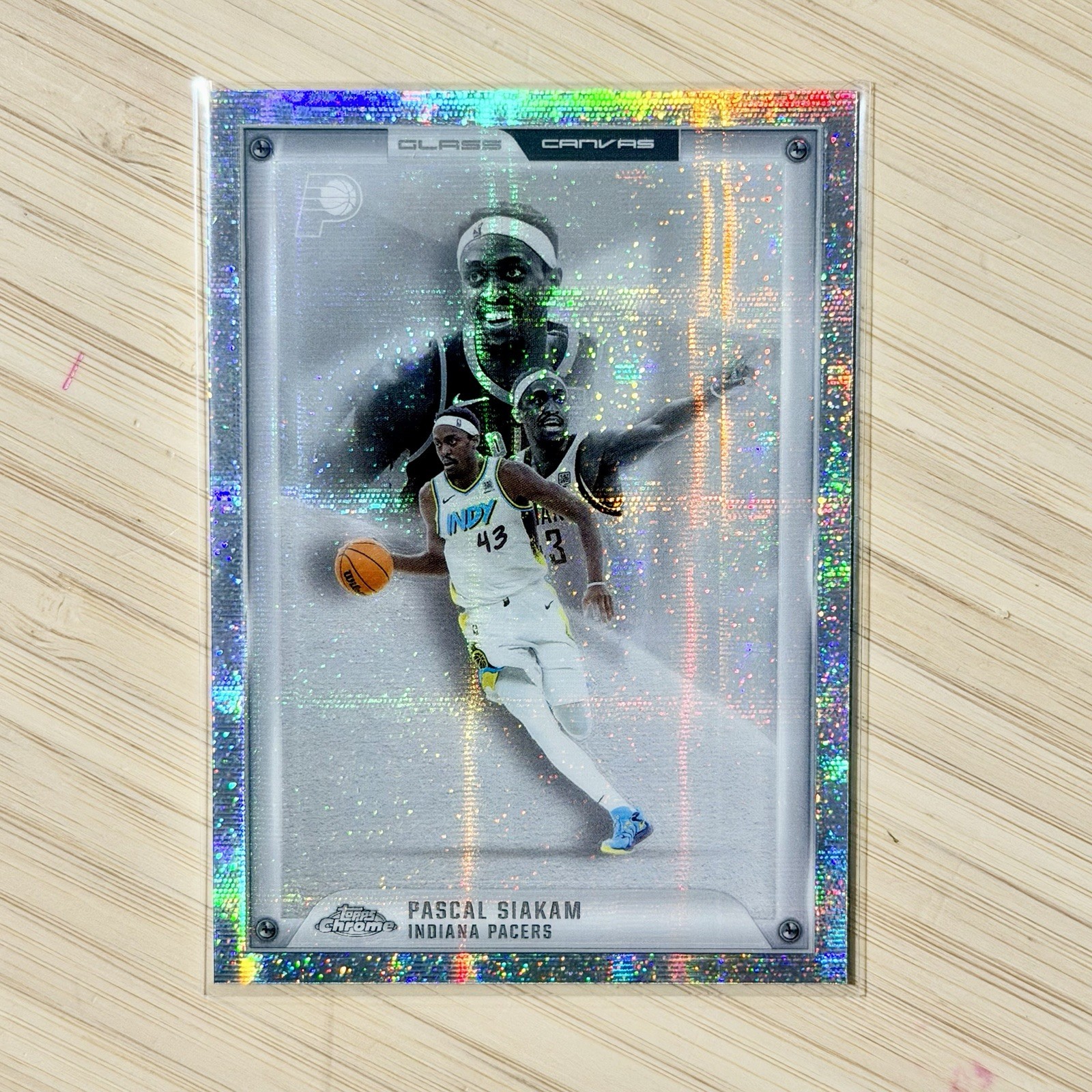 2025-26 Topps Chrome Glass Canvas Pascal Siakam Case Hit SSP