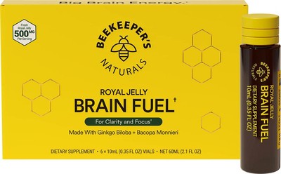 BEEKEEPER'S NATURALS B.LXR Brain Fuel - Memory, Focus and Clarity Liquid Royal
