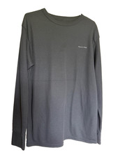 REALTREE 100 Polyester Performance Base Layer Thermal Top Black Size Large