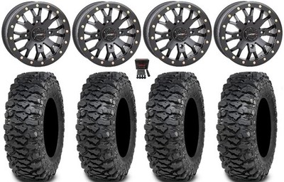 System 3 SB-4 15'' Wheels Bk (6+1) 32'' Savage XT Sticky Tires Commander Maverick
