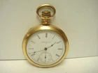 VINTAGE ELGIN MODEL 7 15J 16S GOLD FILLED POCKET WATCH NOT RUNNING PARTS REPAIR