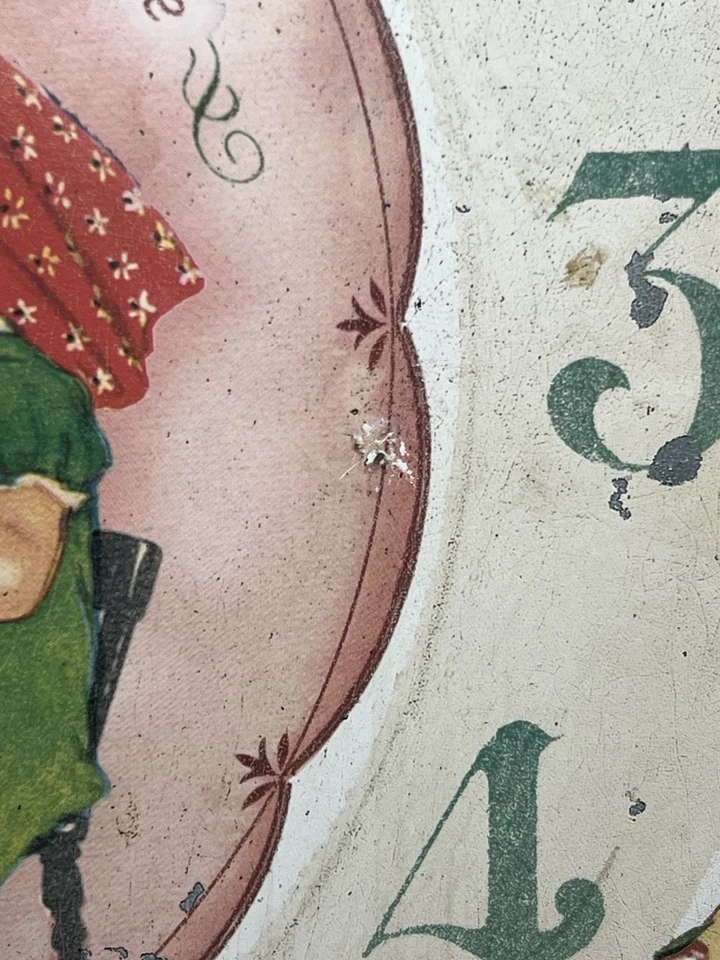 TIMEWORKS STORYTIME COLLECTION Little Girls  Wall Clock 13” No Pendulum - Image 2 of 4