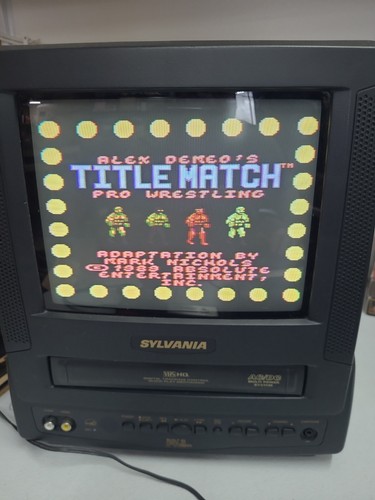 Title Match Pro Wrestling Atari 7800 Authentic Cartridge Only Tested  - Afbeelding 12 van 13