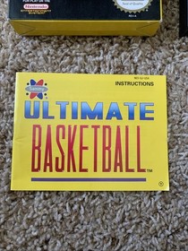 Ultimate Basketball for NES Nintendo Complete In Box Booklet Foam - Excellent!