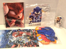 New Birthday Decor Supplies Sonic The Hedgehog Balloons Backdrop Cake Topper Etc