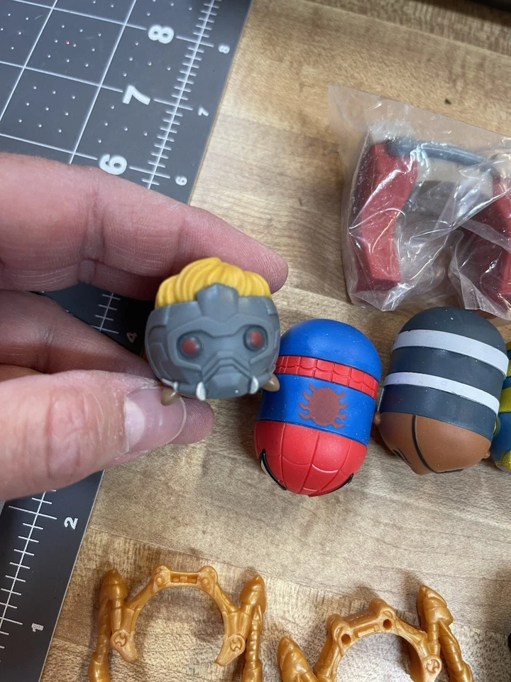 Disney Tsum Tsum Lote de 5 Marvel Thanos Spiderman Ghost Rider Nick Fury Star Foto 3 de 4