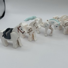 Lego White Horse Minifigure Animal Lot Assorted Harry Potter Castle