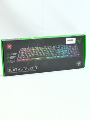 Razer DeathStalker V2 Gaming Keyboard USB-C Optical Red Switches Chroma RGB DE