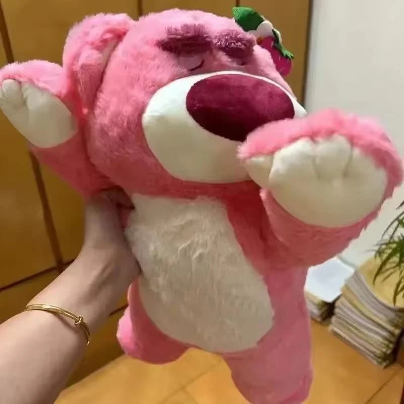 Sofá de felpa de 30 cm Disney Toy Story Lotso lindo oso fresa almohada de peluche Foto 4 de 4
